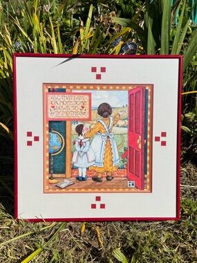 Mary Engelbreit My Mother Framed print “ All that I am” Cottage 18x18